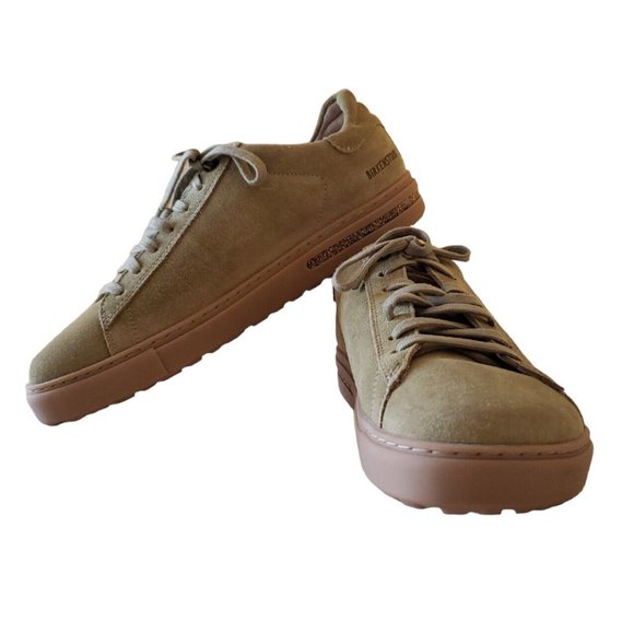 Birkenstock Women's Bend Low Suede Leather Lace Up Shoes EU Size 41 Khaki W10 M8 - Picture 2 of 14